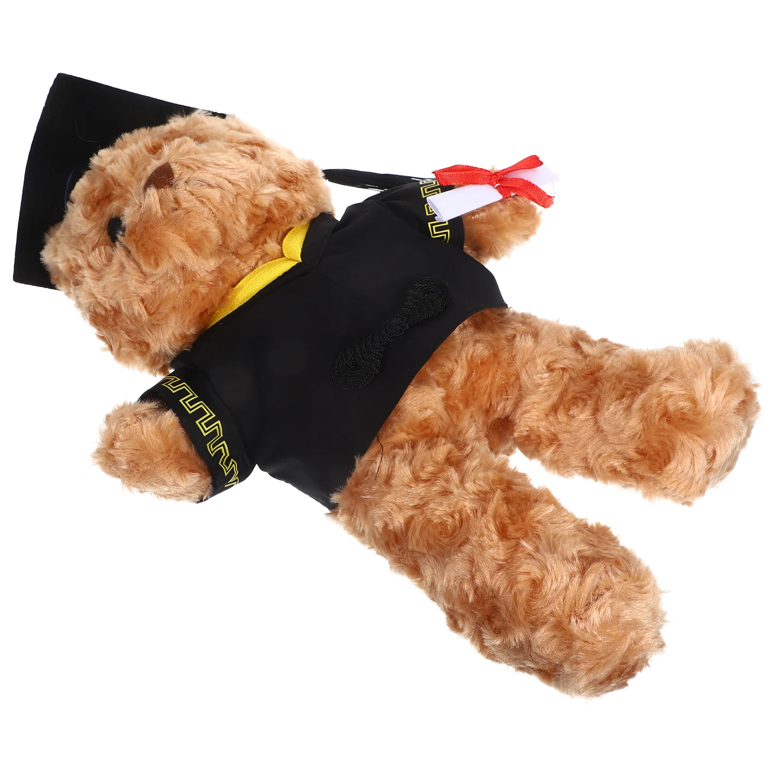 Stuffed Bear Adorable Graduation Season Bear with Doctoral Hat Plush Graduation Bear Stuffed Plush Graduation Bear