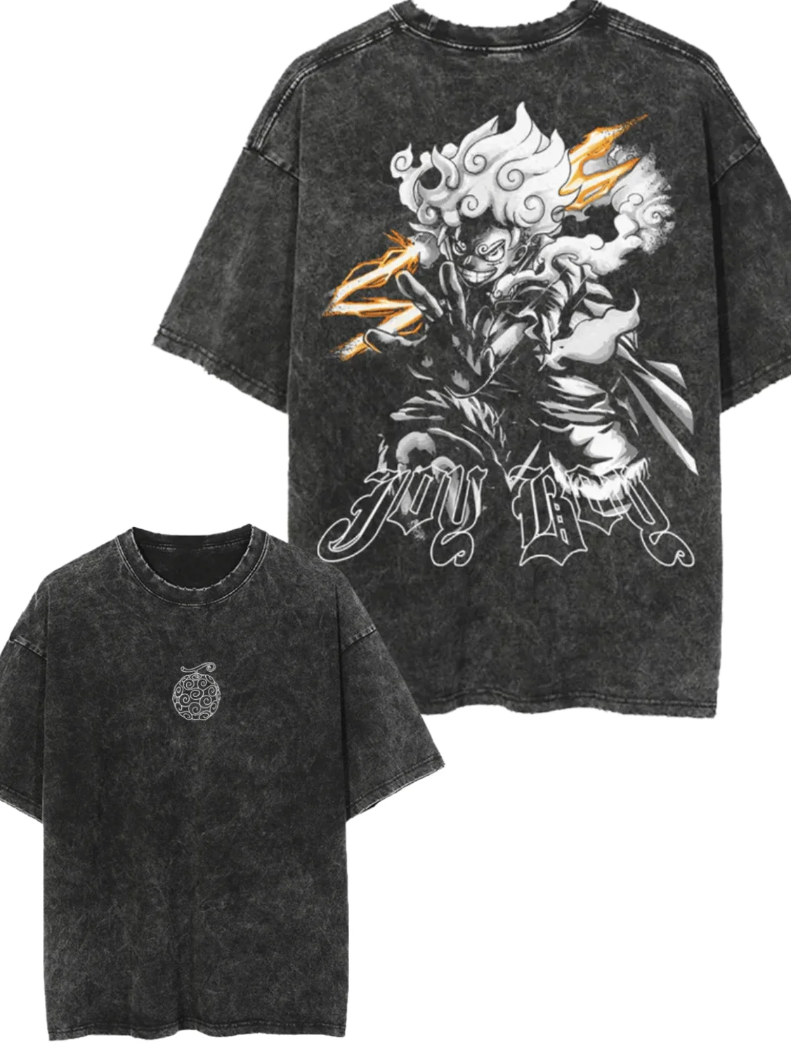 

Anime One Piece Luffy 5th Gear/Sun God Nika Form T-shirt 2026 Summer Men's Women's Casual Fashion Cotton Oversized T-shirt