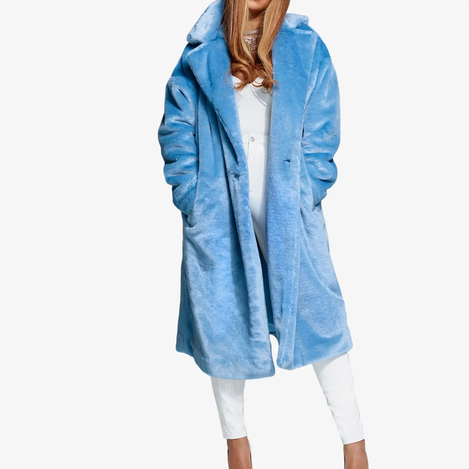 

Длинное пальто Adidas Authentic из искусственного меха и флиса для мужчин и женщин H18983