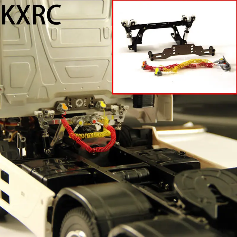 

KXRC Metal Dynamic Shock Absorber Car Shell Buckle for 1/14 Tamiya RC Truck Trailer Benz Actros 3363 1815 Arocs MAN TGX TGS Part