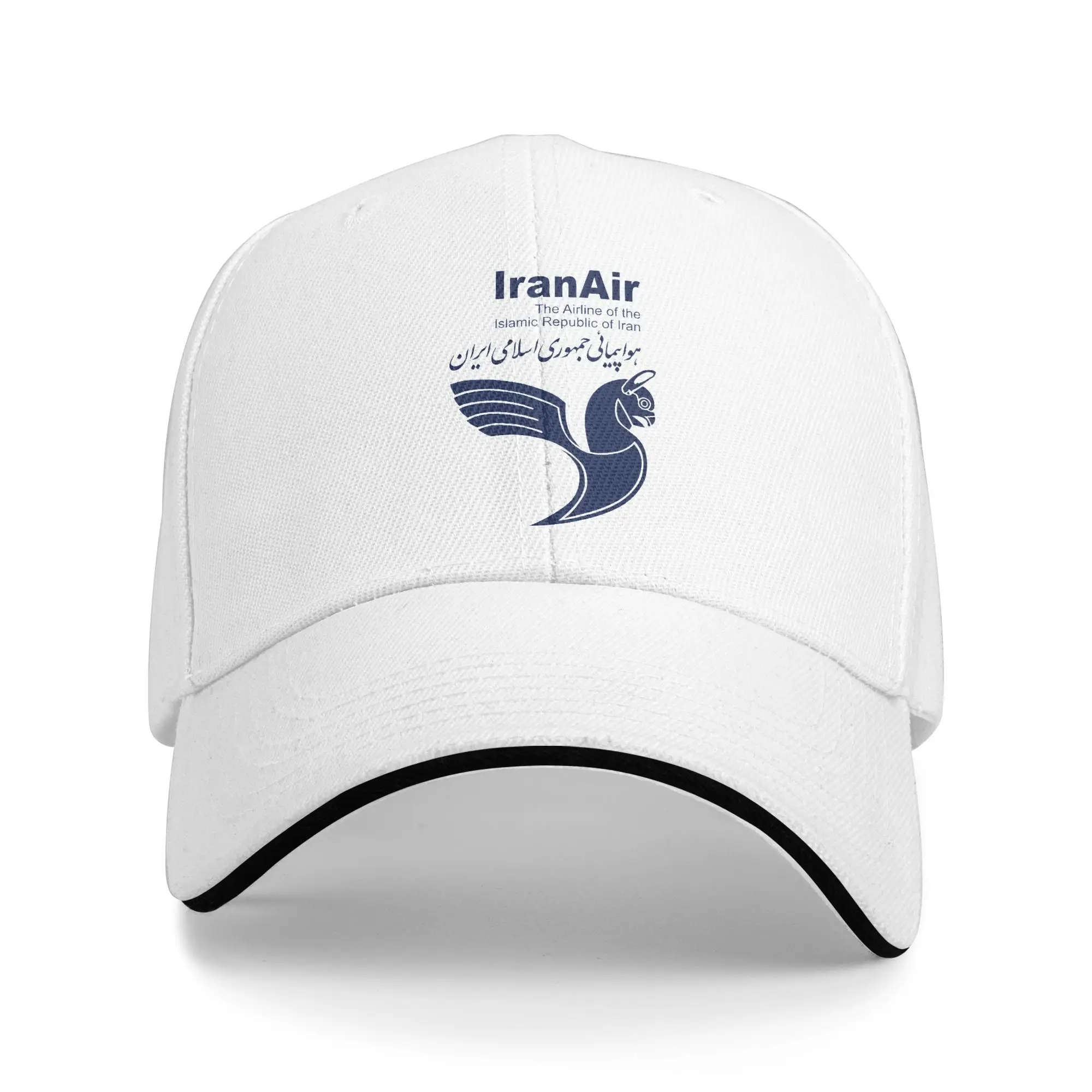 Iran Air The Airline Of The Islamic Republic Of Iran Tehran Persian Baseball Cap Men Trucker Hat Summer Sunscreen Snapback Cap