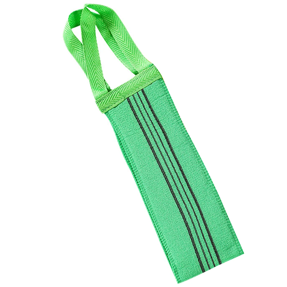 Back Scrubber Bath Towel Exfoliating Shower Body Washcloth Smooth Skin Long Pull Rope Random Color Style Bathing