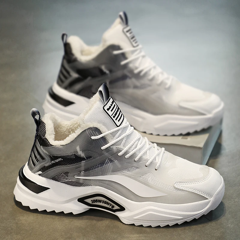 커플 스포츠 단화, 두꺼운 밑창 미끄럼 방지 캐주얼 신발, 가볍고 편안한 야외 스포츠 플러스 사이즈 러닝화