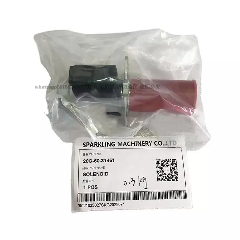 20g60-31451 Excavator PW140 PW180 Solenoid 20G6031451 Valve 20G-60-31451