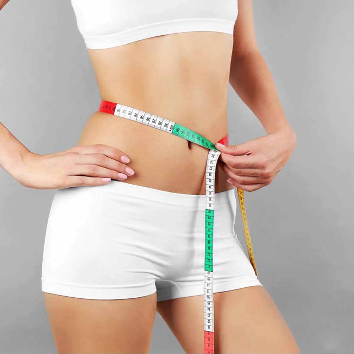 50pcs Tape Measure Measuring Double-sided Ruler Measurement Craft Supplies Tailor's Tape With Snap Fasteners for Body Weight