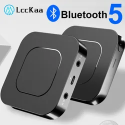 2 in 1 Bluetooth 5.0 Receiver Transmitter 3.5mm AUX Jack Dongle Wireless Bluetooth Audio Adapter Stereo For Car TV PC Headphone