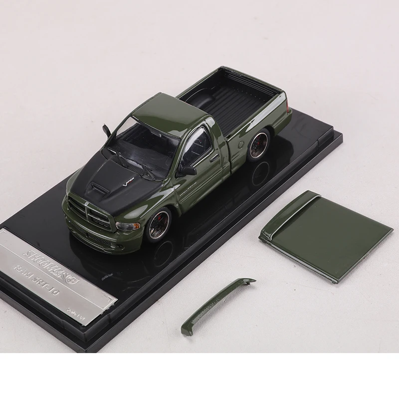 SHOOM 1:64 Dodge RAM SRT-10 Pickup truck Simulation die-cast alloy car model toy - view 6