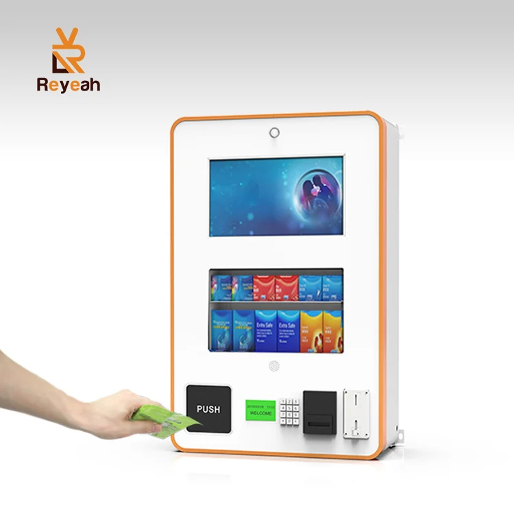 Woman Pad Vending Machine Condoms Female Sanitary Vending Machine Tampon Id Card Reader Touch Screen Vending Machine for Sale