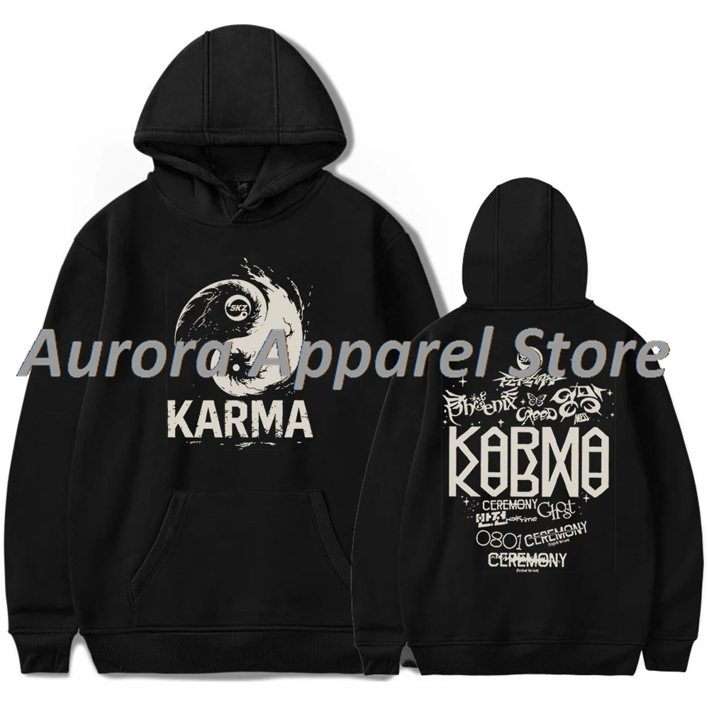 

Kpop SKZ Karma Dominate Mixtape Ceremony 2025 Merch толстовки косплей женские мужские модные толстовки с длинными рукавами