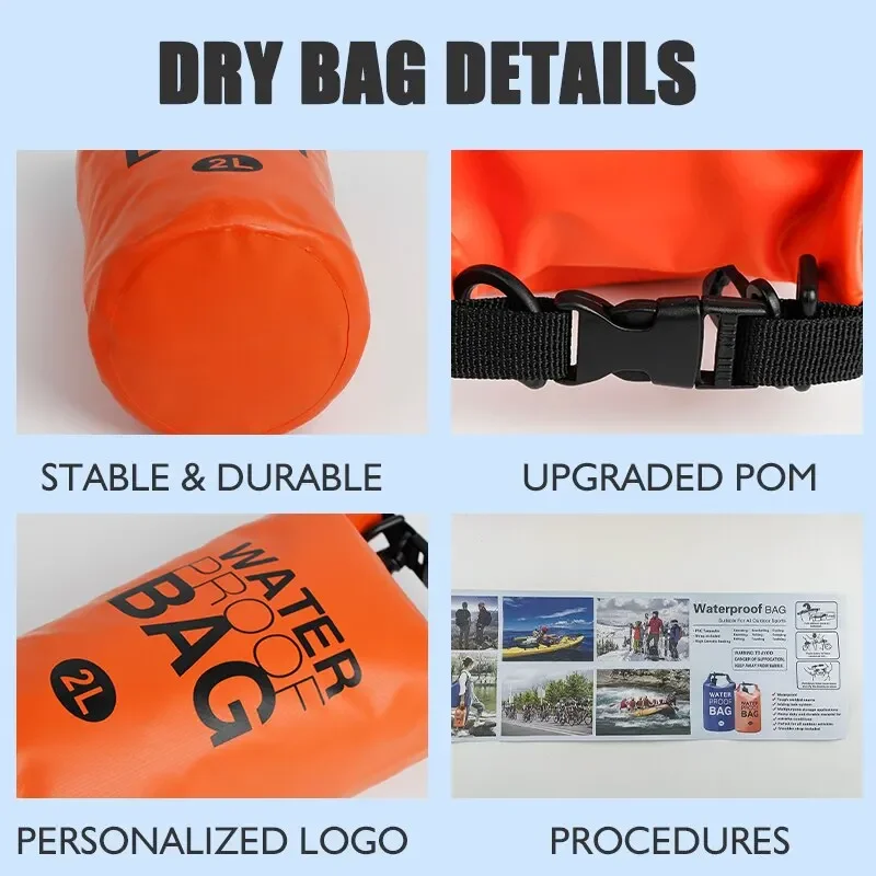 2 Liter Waterproof Dry Bag Storage 3