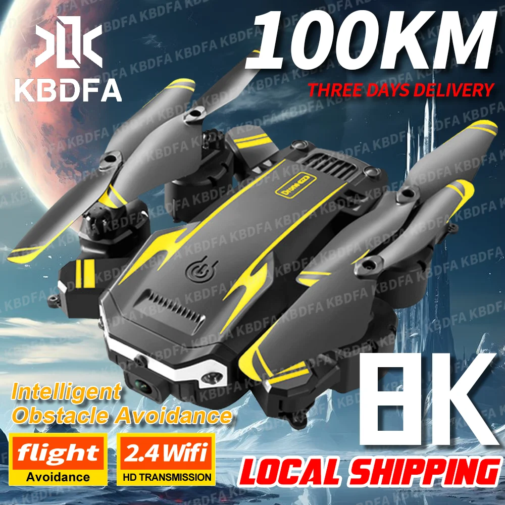 KBDFA G6Pro GPS Drone 5G Professional 8K HD Aerial Photography Omnidirectional Obstacle Avoidance Quadrotor Distance 10000M New