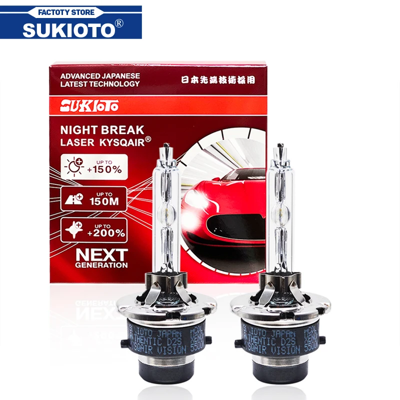 

2 шт., автомобильные ксеноновые лампы SUKIOTO 35 Вт D2S D4S 66240 66440 K D2R D4R