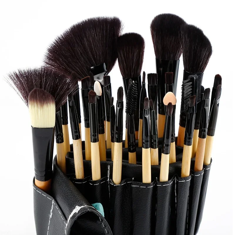 32PCS Cosmetics Make up Tool Make Up Brushes Pencil Contour Foundation Powder Eyeshadow Lip Blush Brushes with Bag