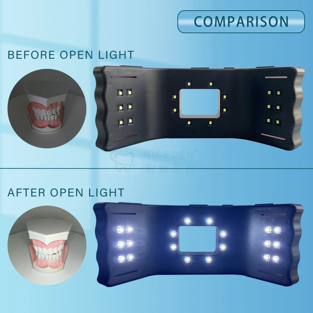 Lâmpada de iluminação LED Oral Cavity, Equipamento de tratamento dentário, Luz de enchimento oral, Fotografia luz para dentista, 5W