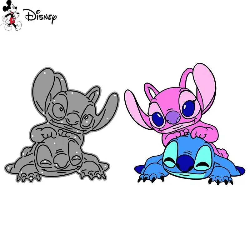 Lilo and Stitch Cutting Dies Disney Diecut for DIY Scrapbooking Album Embossing Paper Cards Craft Making New 2022 Punch Dies