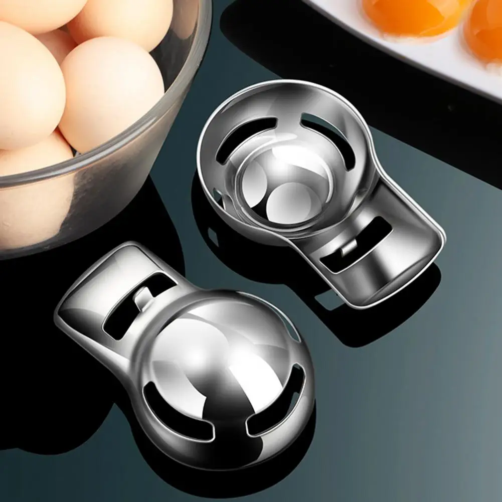 

Egg Separator Bowl Professional Grade Stainless Steel Egg Yolk Separator with Precision Filter Food Grade for Baking for Custard