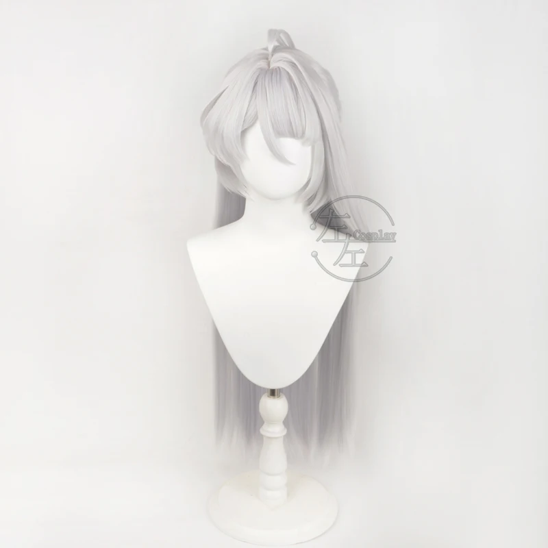 Zenless Zone Zero Yixuan Cosplay Perücke Lange Gerade Silber Grau Haar Synthetische Perücken Frauen Mädchen Yunkui Summit Party Halloween
