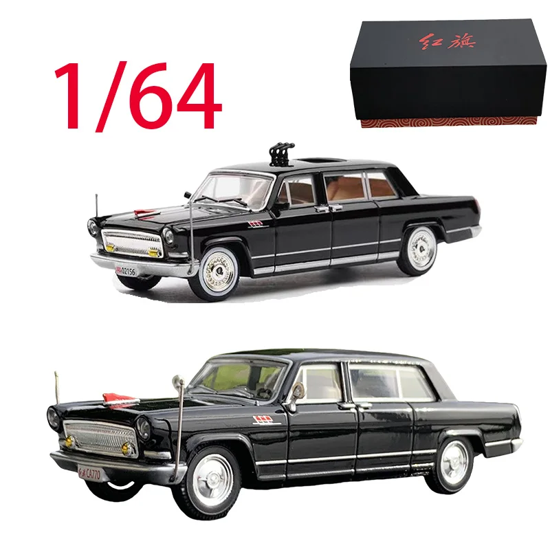 

Poprace Diecast 1/64 Scale Hongqi CA770 Alloy Car Model TJ-1999 Play Vehicles Toys for Boys Original Box