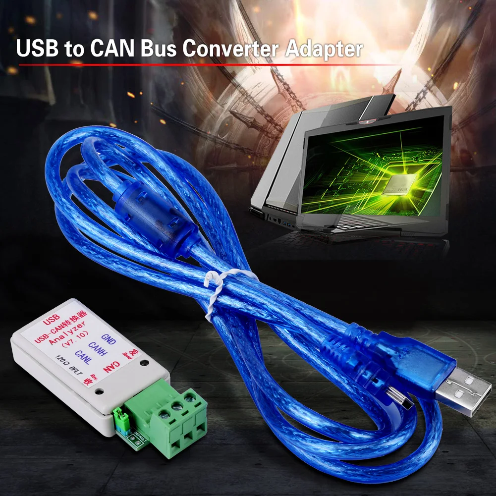 USB to CAN Bus Converter Adapter With USB Cable Support XP/WIN7/WIN8
