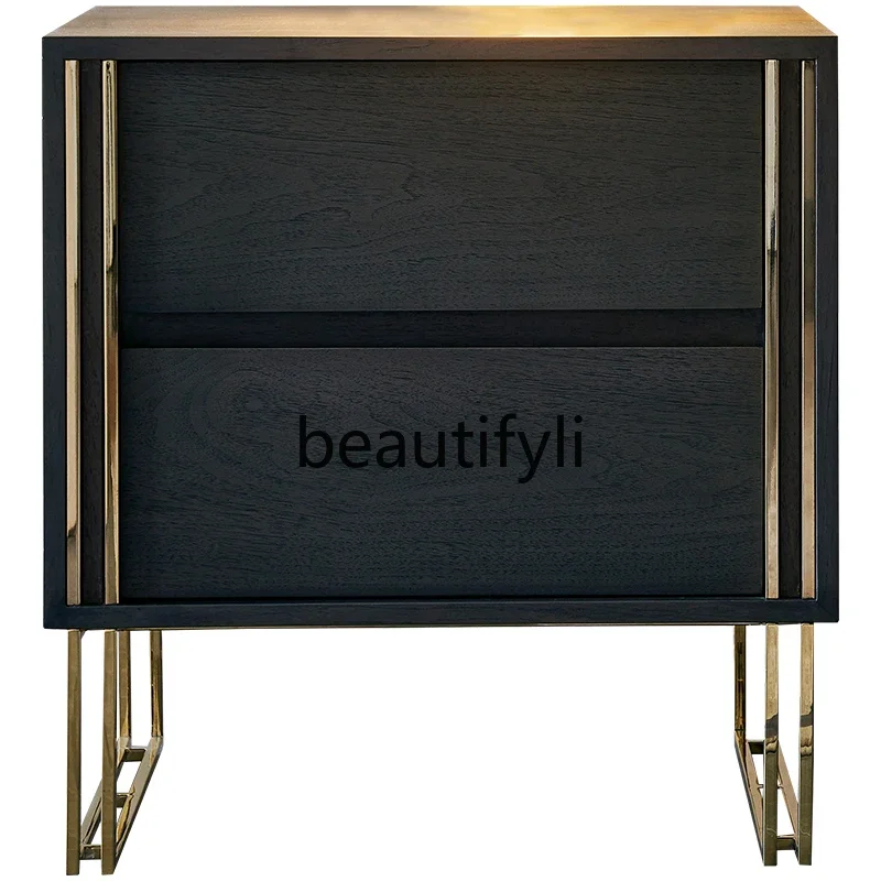 

Light luxury side sofa side table simple creative corner table bedside table