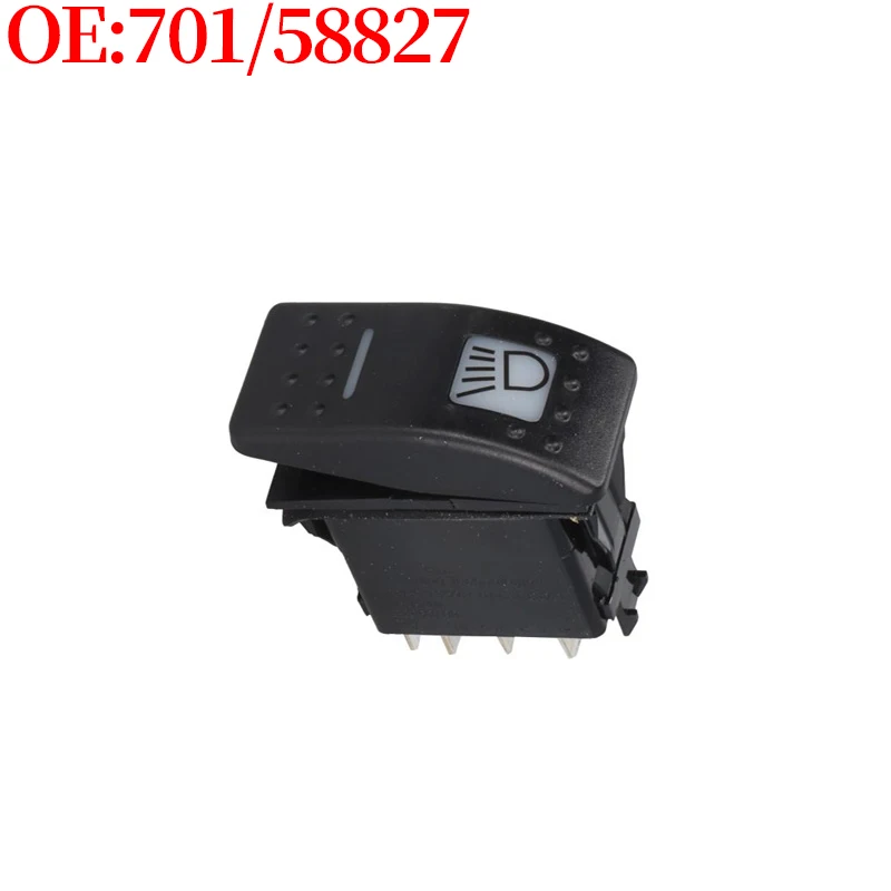 High Beam Rocker Switch 701-58827 701/58827 70158827 for JCB Construction Machinery Accessories High Quality Brand New Parts