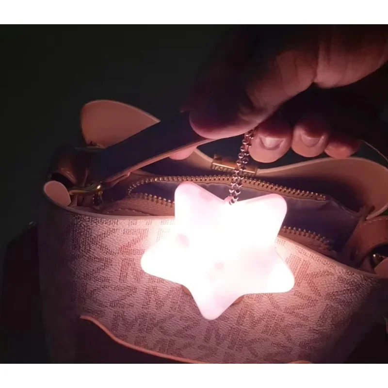 Purse Light LED Lighting Handbag Lamp Automatic Motion Activated Purse Heart Shaped Lamp for Girlfriend Gift Purse Charm Touch