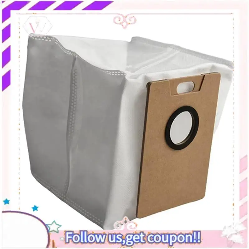 Kantong Debu Tahan Lama untuk TP-Link Tapo RV30 Max Plus/RV20 Max Plus/Lydsto R1 Edge/Miwhole M9 Lite/Roidmi Eve Rook Bagian Vakum 15 Buah