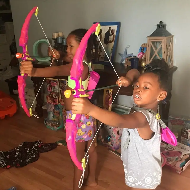 

Kids Interactive Bow & for Arrow Accessories Educational for Play Funny Table Toy Best Gift for Indoor/Outdoor S