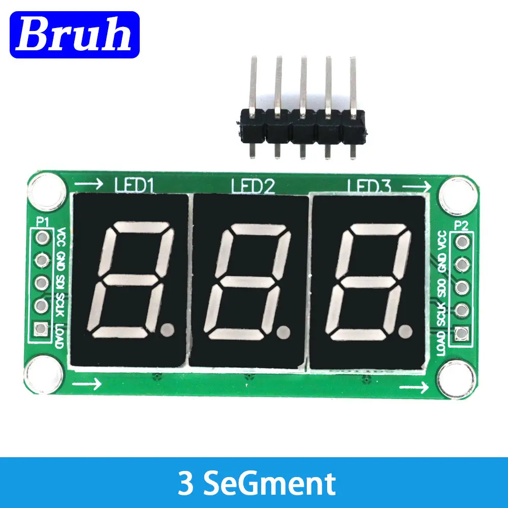 Static drive 2 3 4 segment Digital Tube LED Display Module 2 Digital 74HC595 tube 100% new original