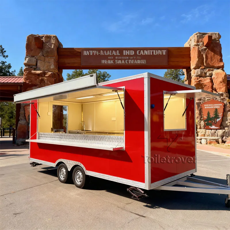 

Customization High Quality Food Truck Coffee Trailer Boba Tea Soft Cold Drink Milkshakesfood Trailer With Full Kitchen In Usa