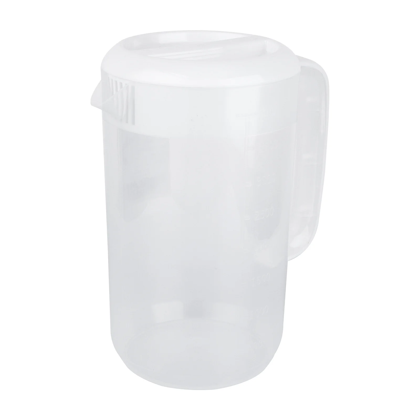 

1Pcs Transparent Plastic Cold Water Pitcher Large Capacity 4000ml Beverage Container for Home Cafe Water Pitcher