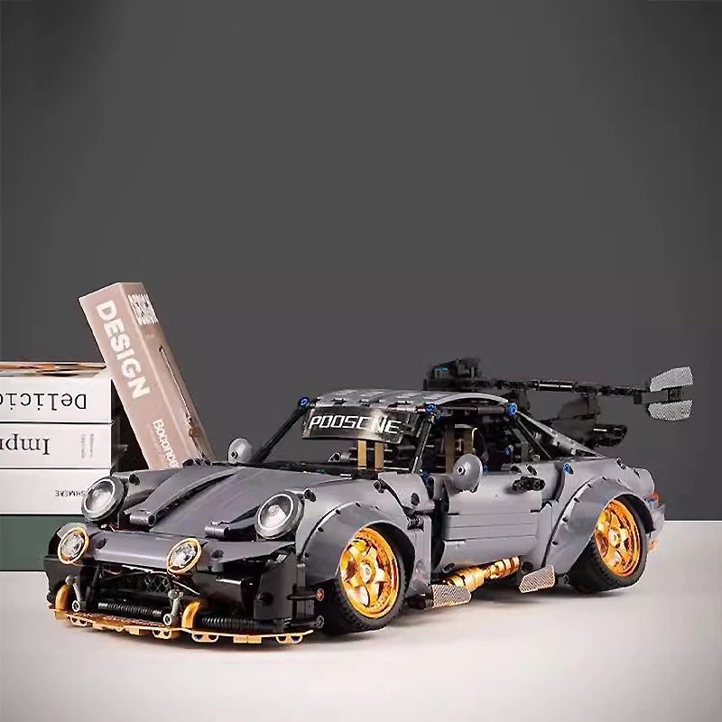 1:10 KBOX 10220B Technische Super Sport Auto Bausteine Niedrigen Fahrzeug Ziegel DIY Puzzle Montage DIY Spielzeug Weihnachten Geschenke Kinder