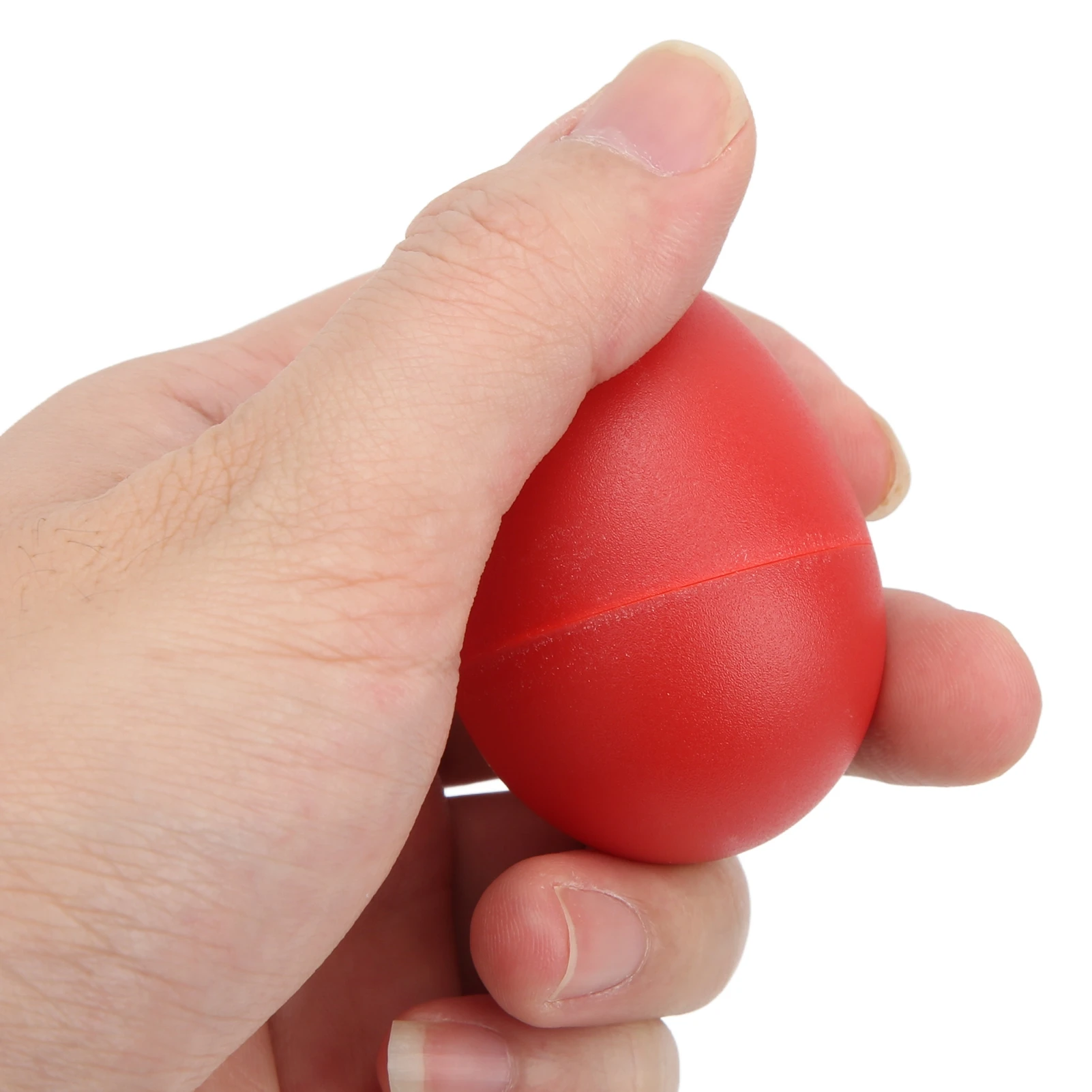 ZK30 10 peças mini ovos musicais coloridos mão agitadores de ovos de plástico brinquedo de instrumento musical de percussão