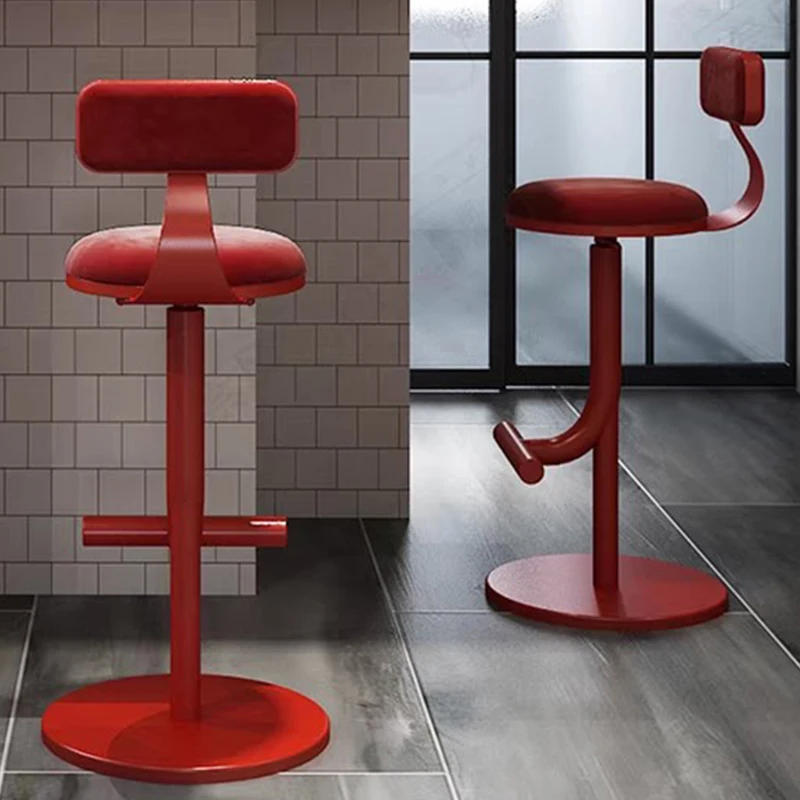 الشمال الحديثة بار البراز تصميم الوردي لهجة مريحة كراسي بار مريح الجمالية Sillas Para Comedor الأثاث العصري