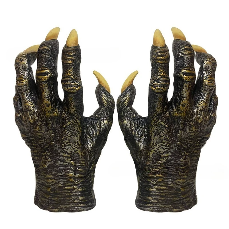 Gants Loup-Garou Réalistes en Latex – photo 1