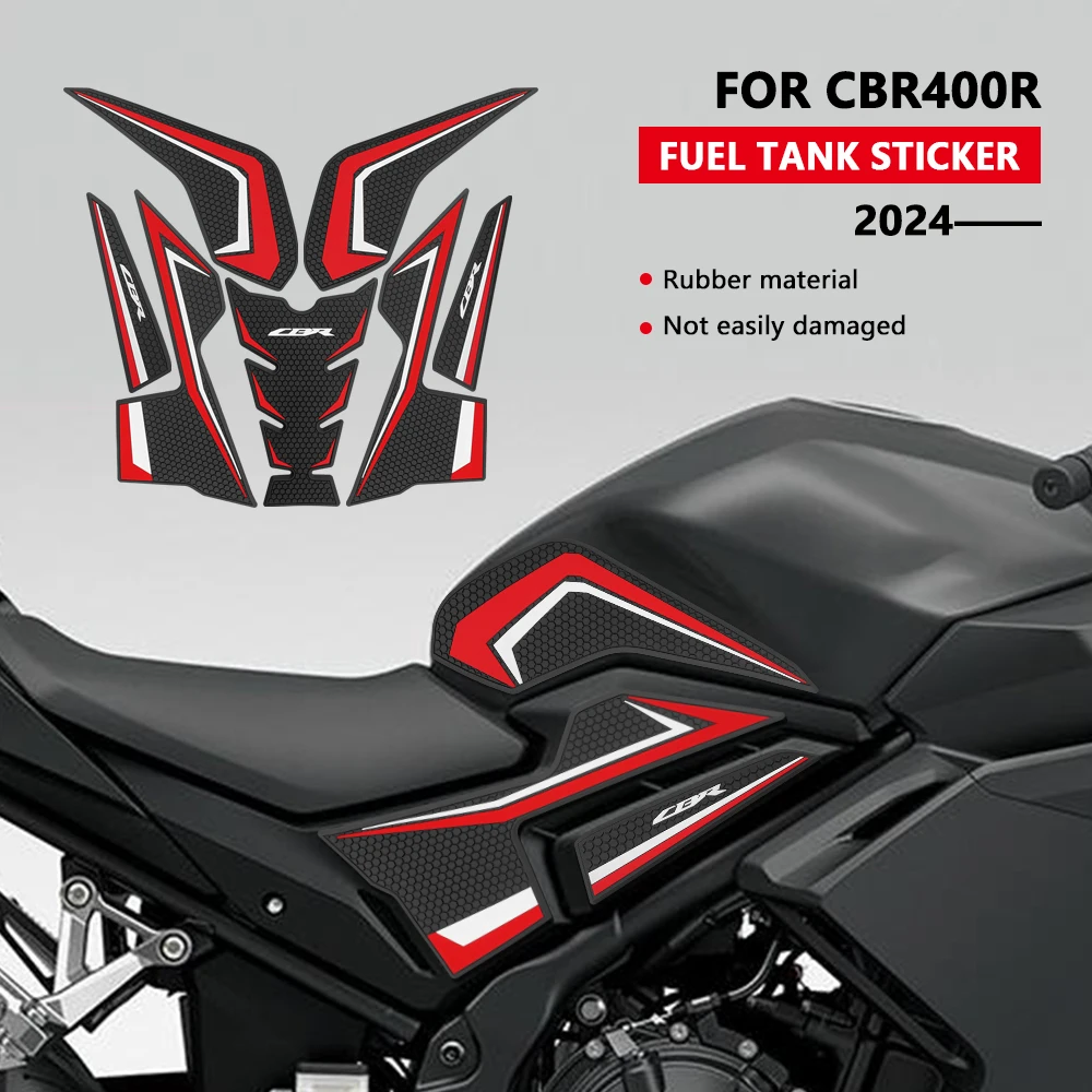 For CBR400R CBR 400 r cbr400r 2024 Motorcycle fuel tank traction pads fuel tank pad protector sticker decal fuel tank knee pad