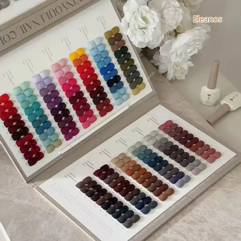 Eleanos 260 Colors 15ML Soak Off UV LED Gel Polish Kit With Color Chart Nail Art Salon Nail Gel Set Nail Gel Polish Learner Kit