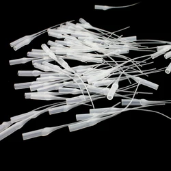 100 adet 7/12CM plastik tutkal damlalık mikro-ucu tutkal şişesi İpucu tutkal genişletici hassas aplikatör bırakarak tüp memesi işçiliği Lab