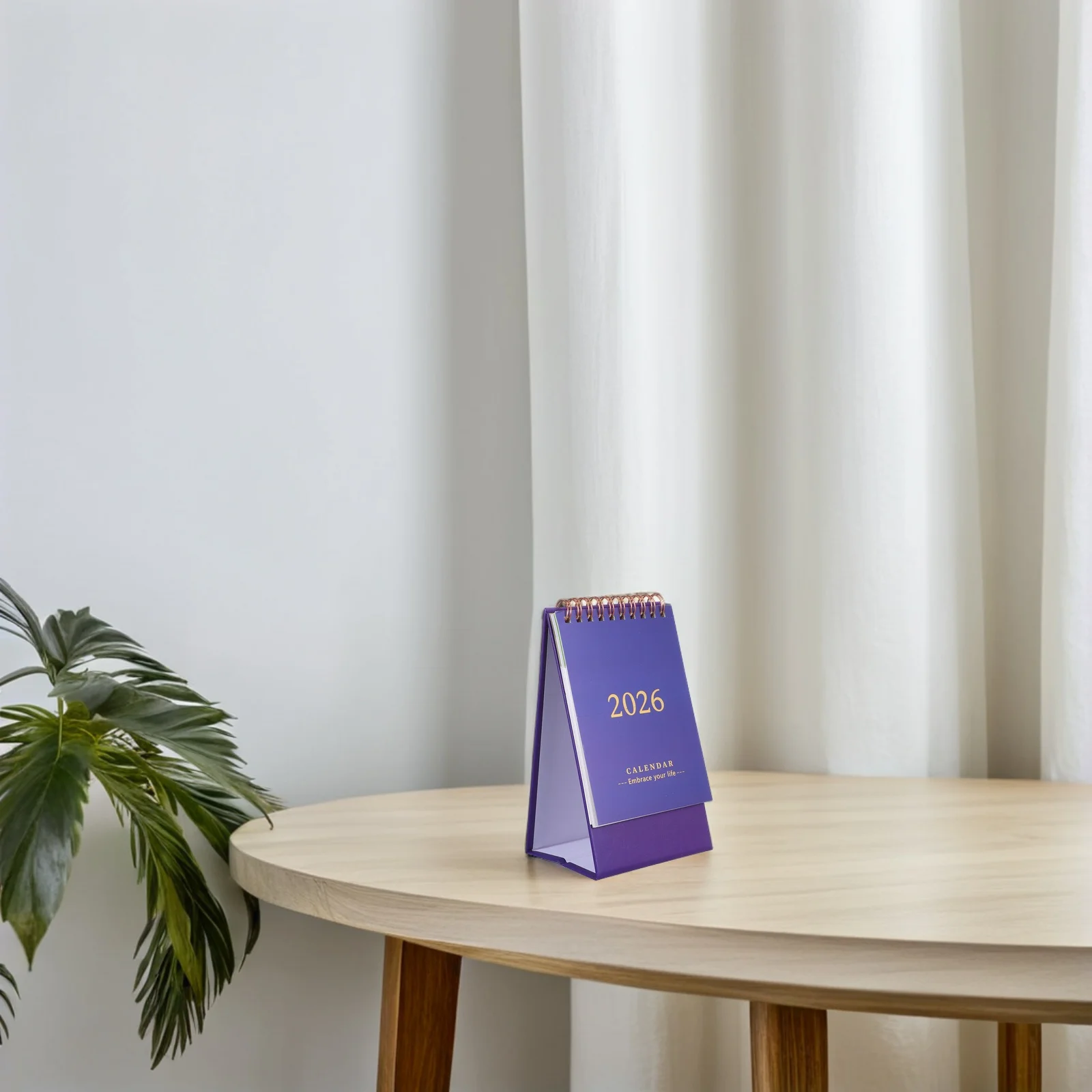 

Desk Calendar 2026 Standing Flip Coil Bound Daily Monthly Agenda Planner for Office Home School Use Tent Calendar