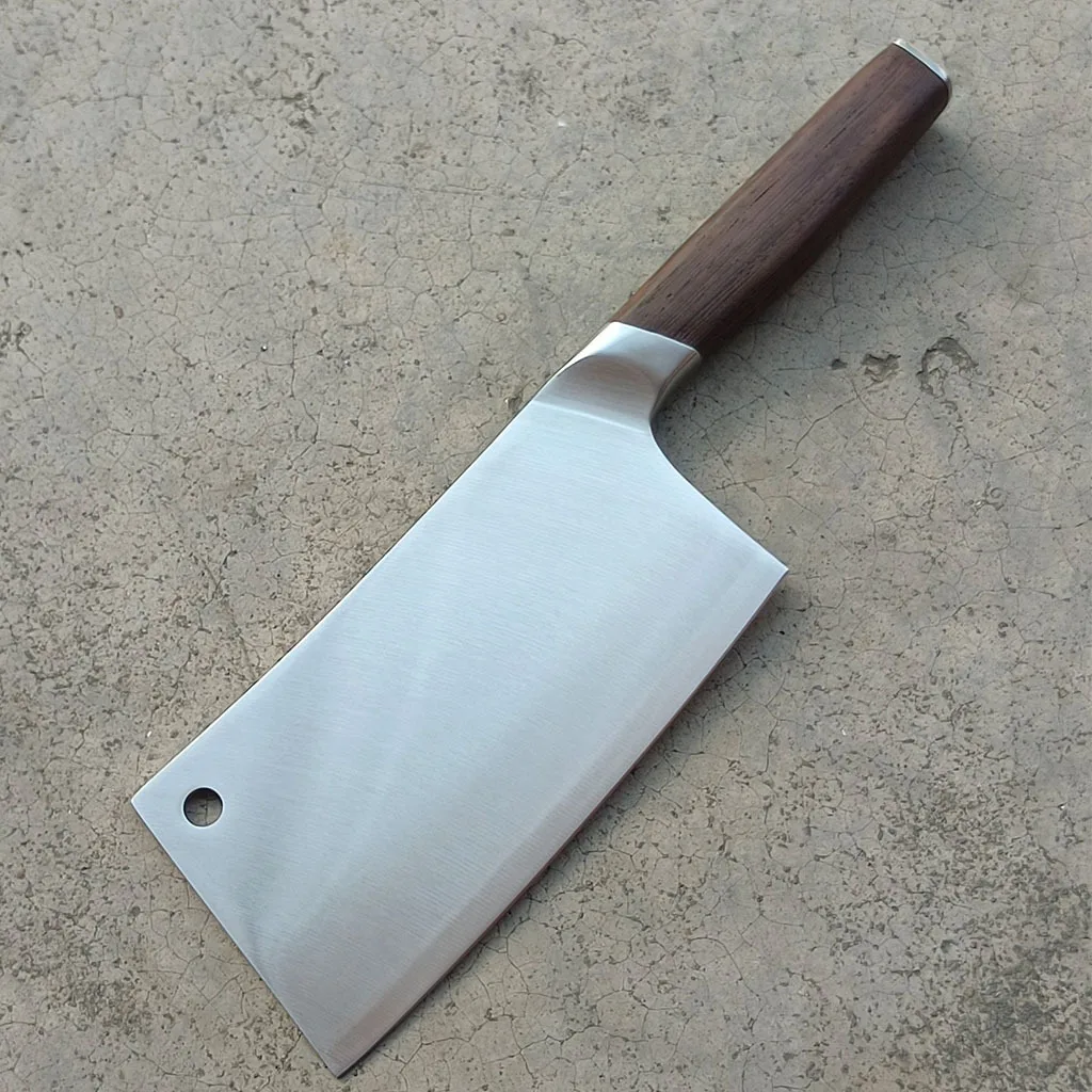 6.9 Inch Chopper Knife 9Cr18Mov Steel Blade Wenge Handle Chef Slicing Cleaver Kitchen Knife Vegetables Meat And Poultry Tools