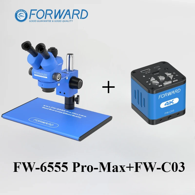 Forward FW-6555 Pro-Max-T Ultra HD Trinocular Microscope with
