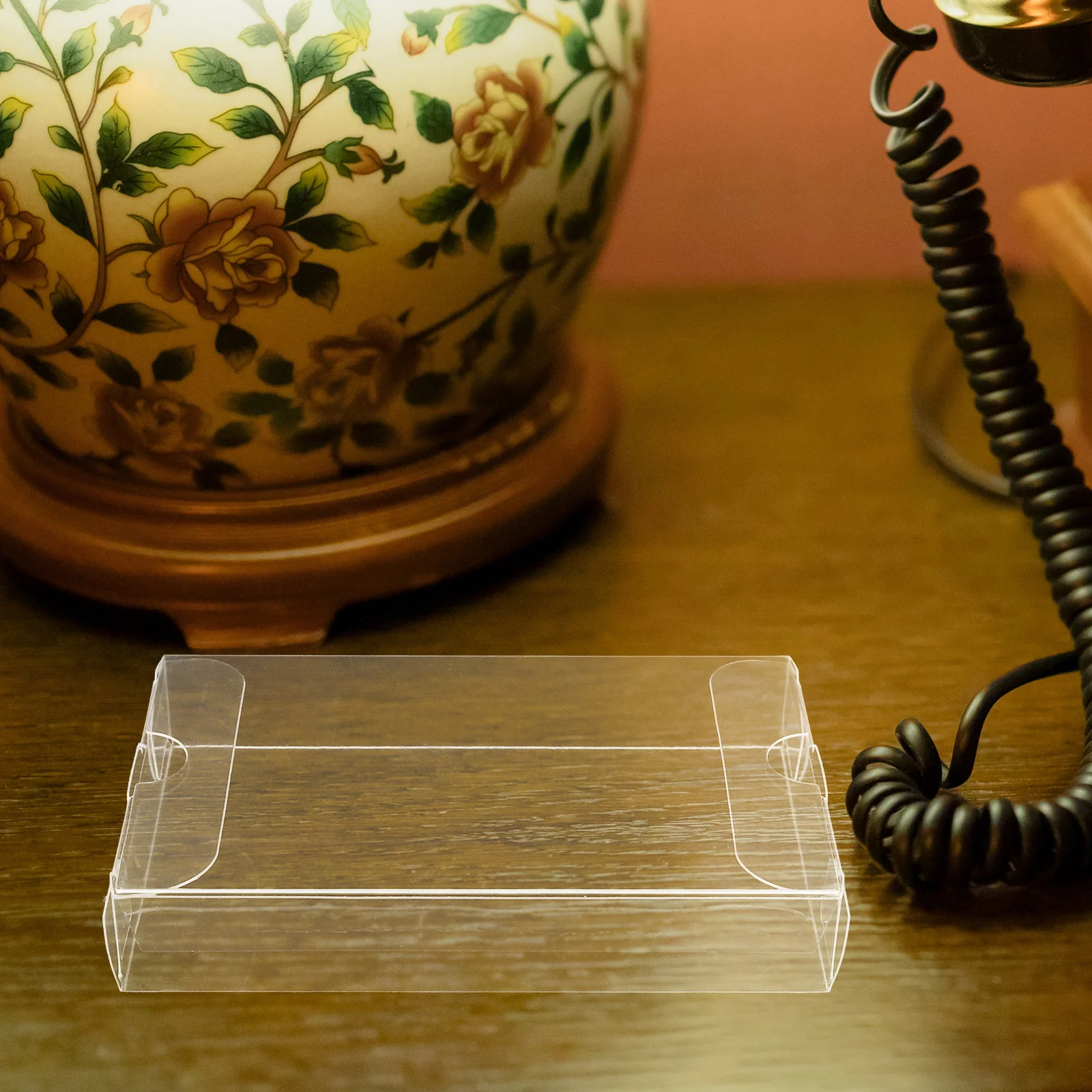 

10pcs Magnetic Tape Storage Box High Transparency Pvc Clear Cassette Tape Organizer Dustproof Waterproof Stackable Compact