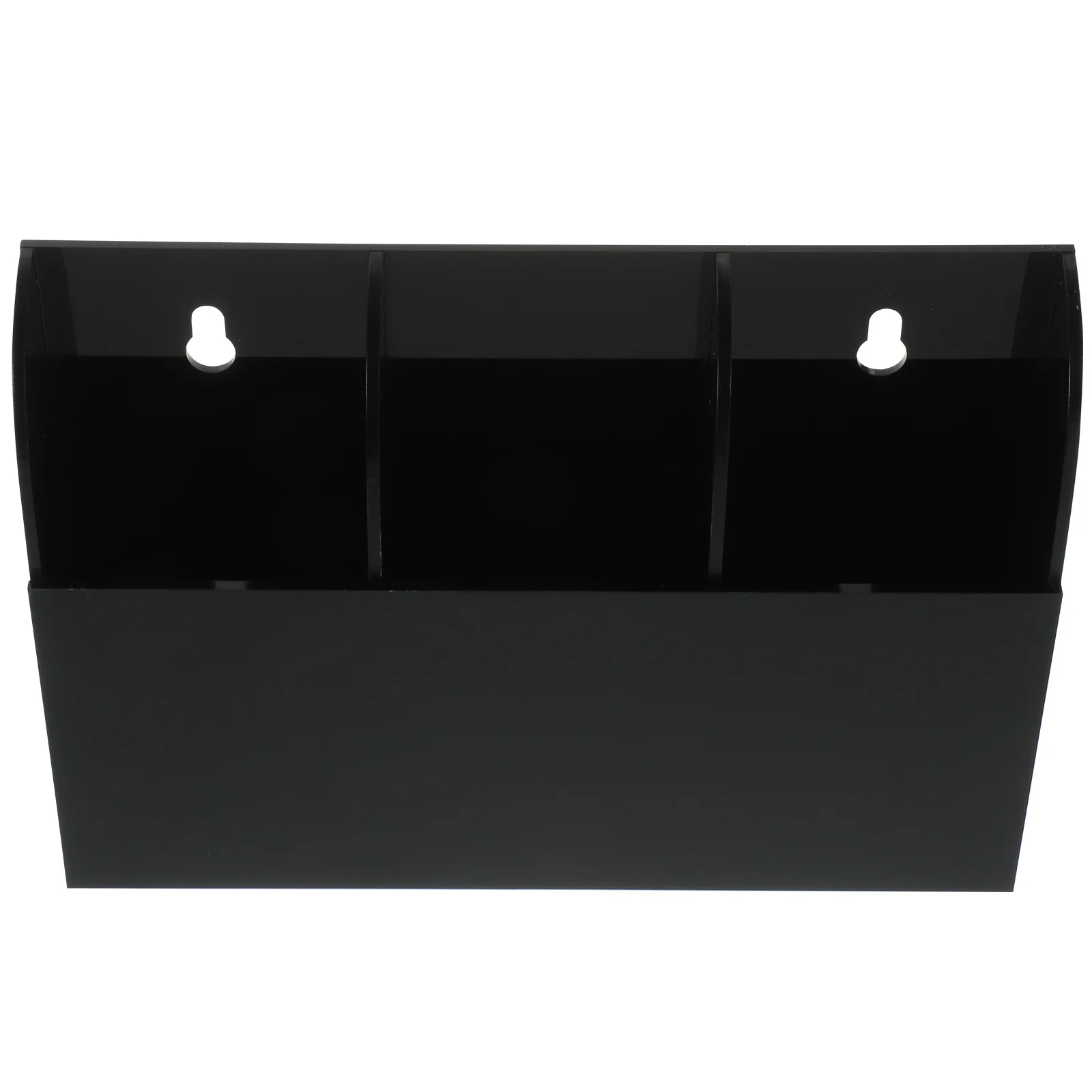 Caja de almacenamiento soporte para teléfono móvil soporte montado en la pared estante colgante acrílico organizador de control remoto multifunción tipo de oficina