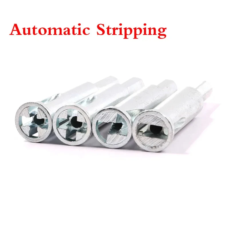 Electrician General Automatic Wire Stripper and Twisted Wire Tool Quick Automatic Stripper Line Cable Peeling Twisting Connector