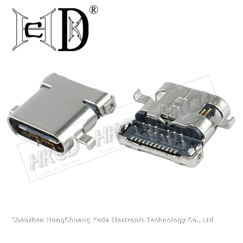 5pcs original new 3.1 USB Type C 24P Sink Plate Front Insert Rear Mount Mother Plate End Single Layer Long Body 10.00