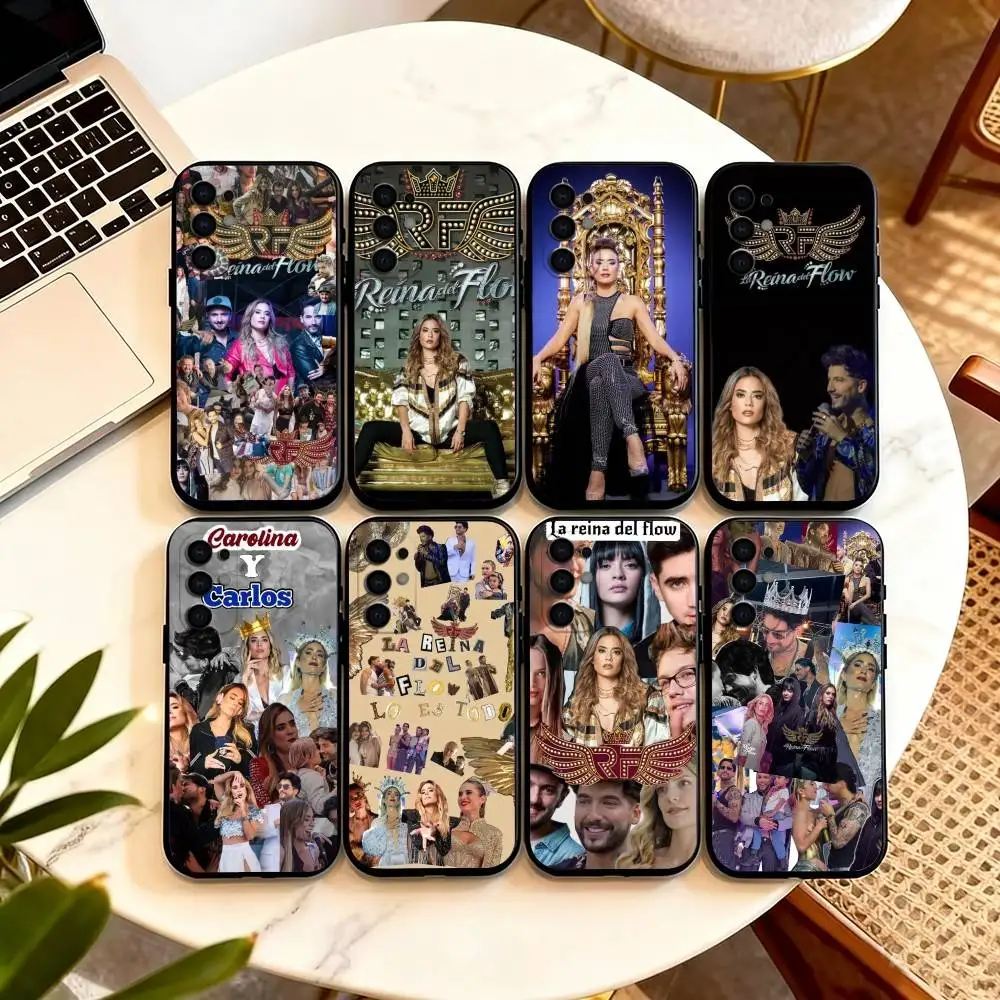 

Queen of Flow La R-Reina Del Flow-ES Phone Case For Samsung S25,S24,S21,S22,S23,S30,Ultra,S20,Plus,Fe,Soft Silicone Black Cover