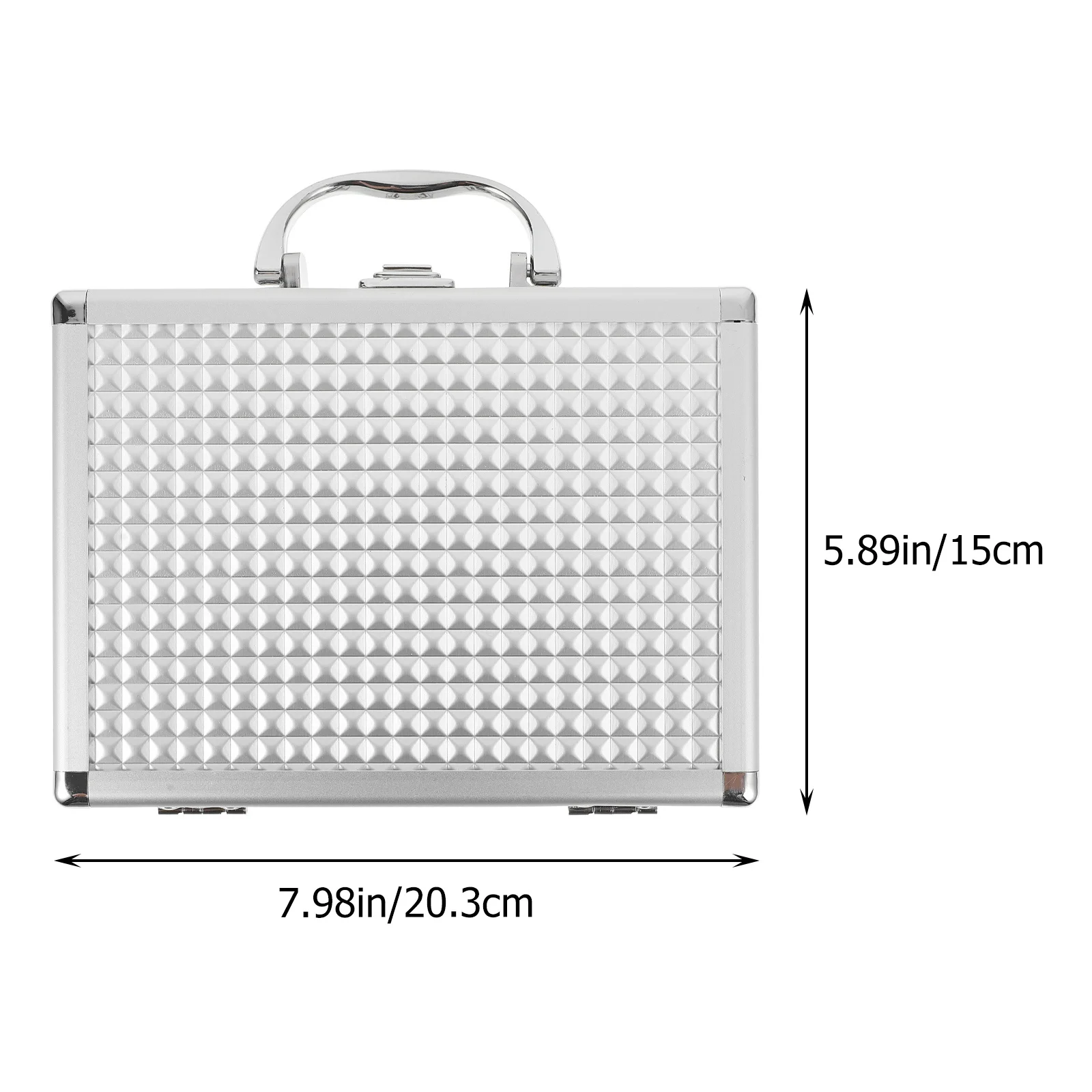 مجموعة واحدة من أدوات مكياج فضية محمولة للنساء مع ظلال عيون مدمجة ذات تغطية عالية وملمس طويل قابل للمزج #5