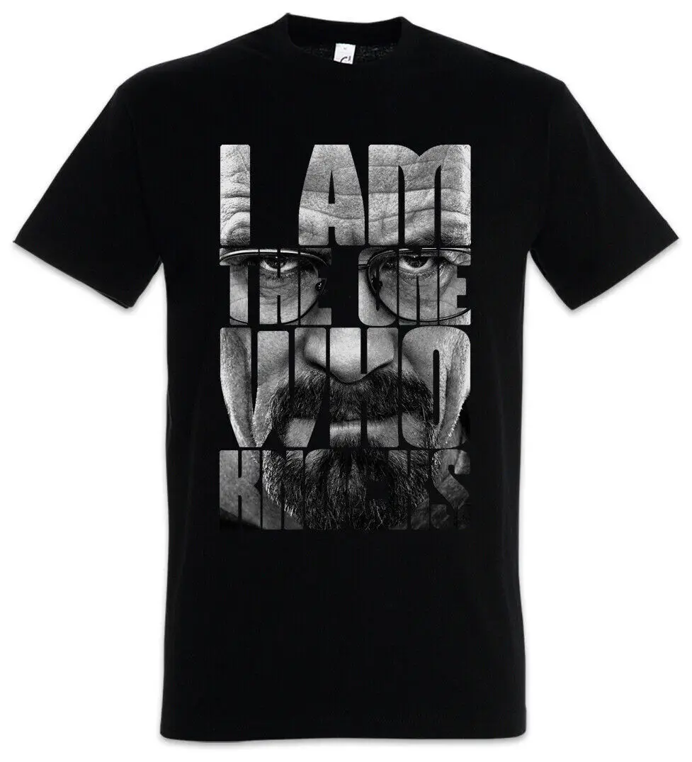 I AM THE ONE WHO KNOCKS T SHIRT Breaking Heisenberg Walter Bad White