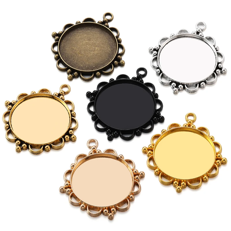 4Pcs Flower Round N…