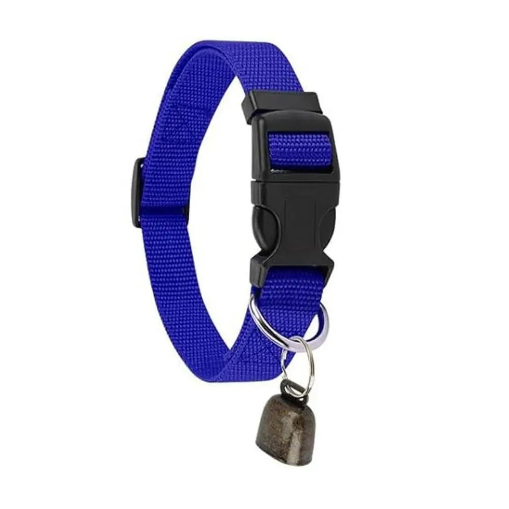 Portable Quick Release Buckle Livestock Collar Breathable Reflective Sheep Collars Set Adjustable Goat Collar with Bell Ranch